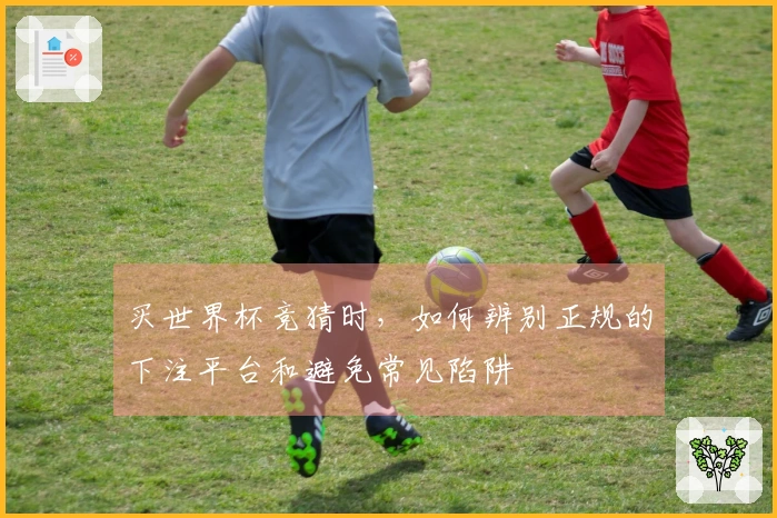 买世界杯竞猜时，如何辨别正规的下注平台和避免常见陷阱